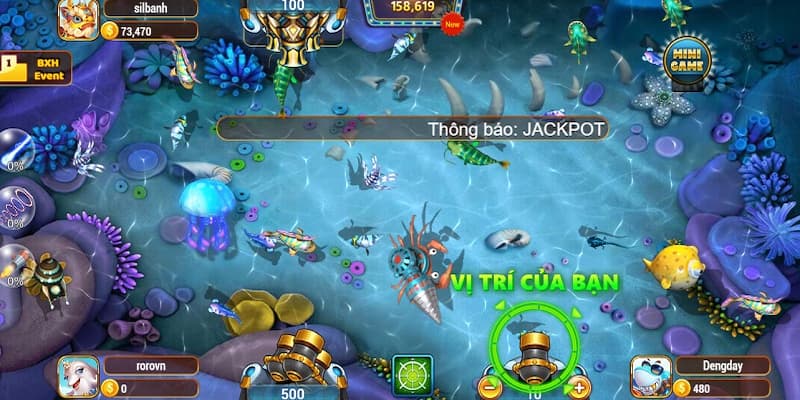 Bắn cá xu vàng 777 tại CF68